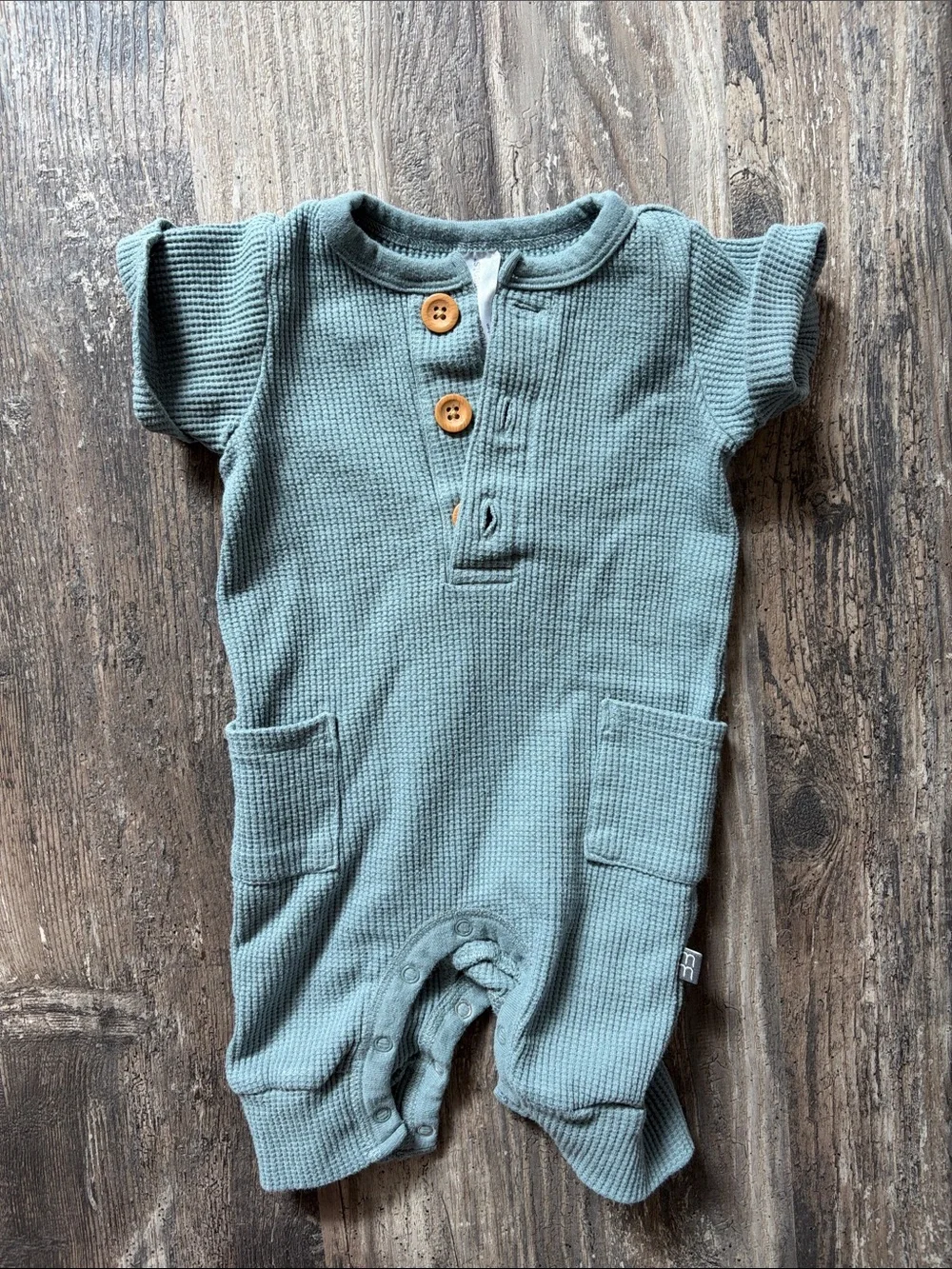 Baby Boy Multi-Color Onesie & Outfit Bundle- Navy, Blue, Gray, Green, Orange - Picture 2 of 7